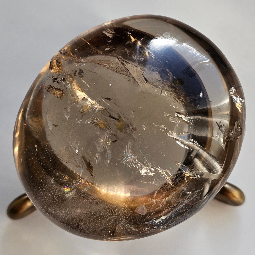 smokey quartz pebble from madagascar
