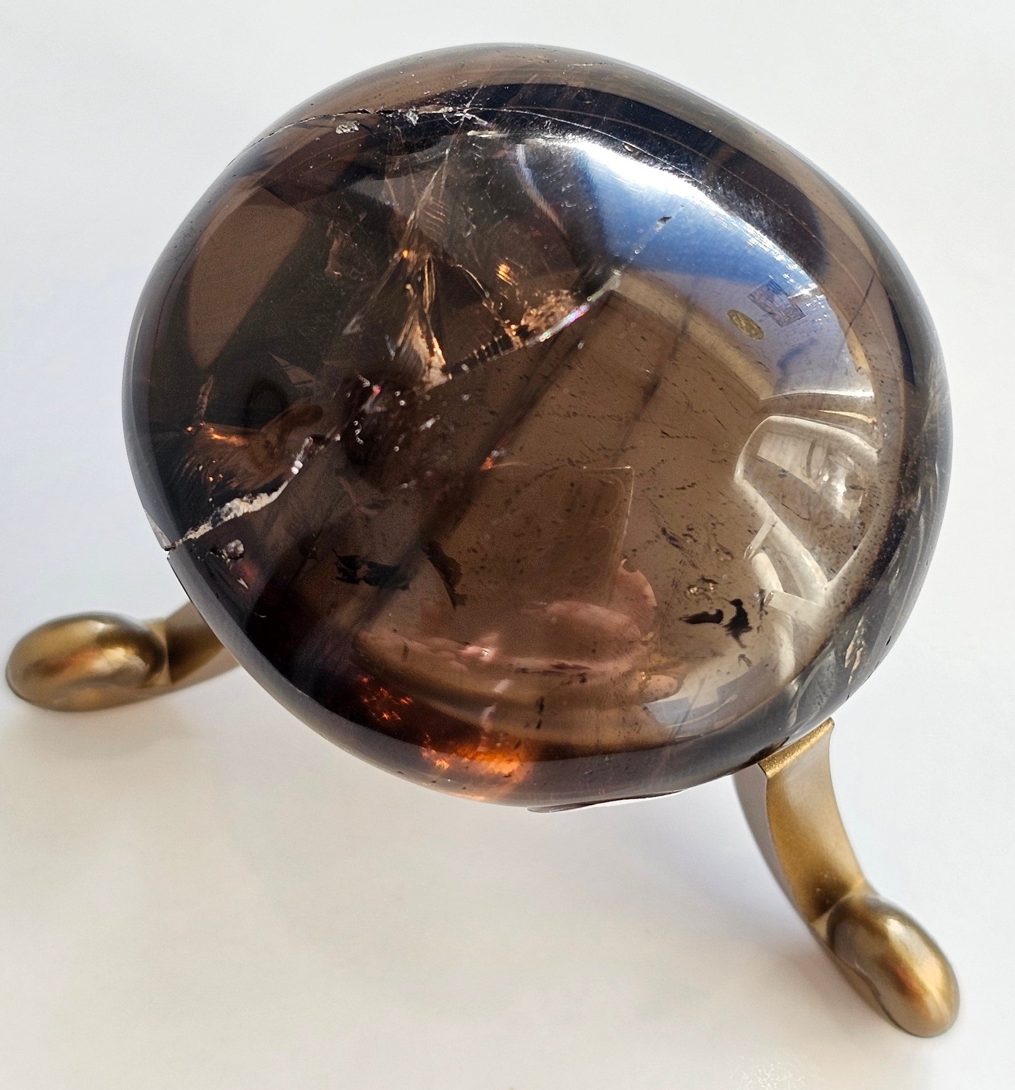 smokey quartz pebble from madagascar