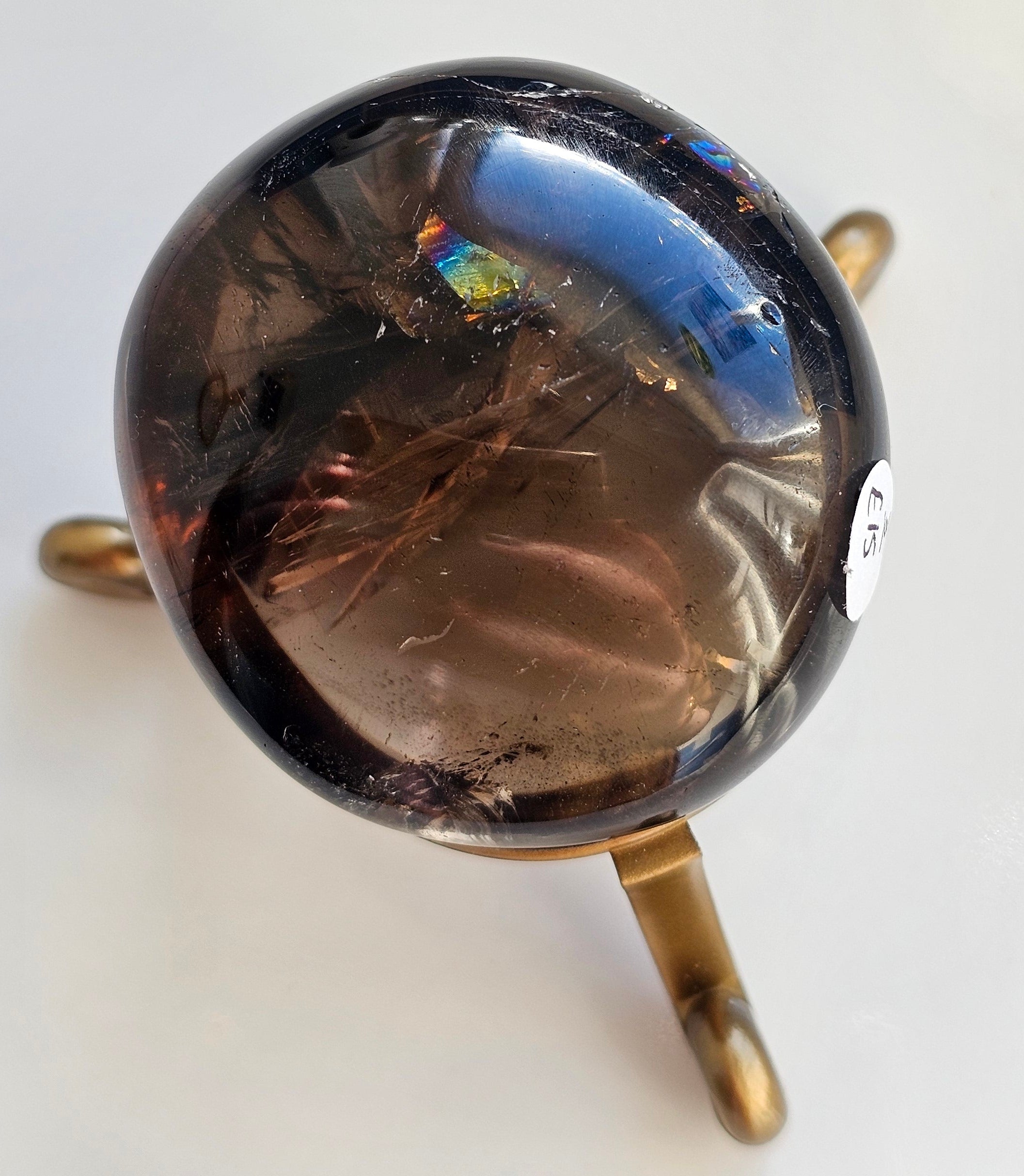smokey quartz pebble from madagascar