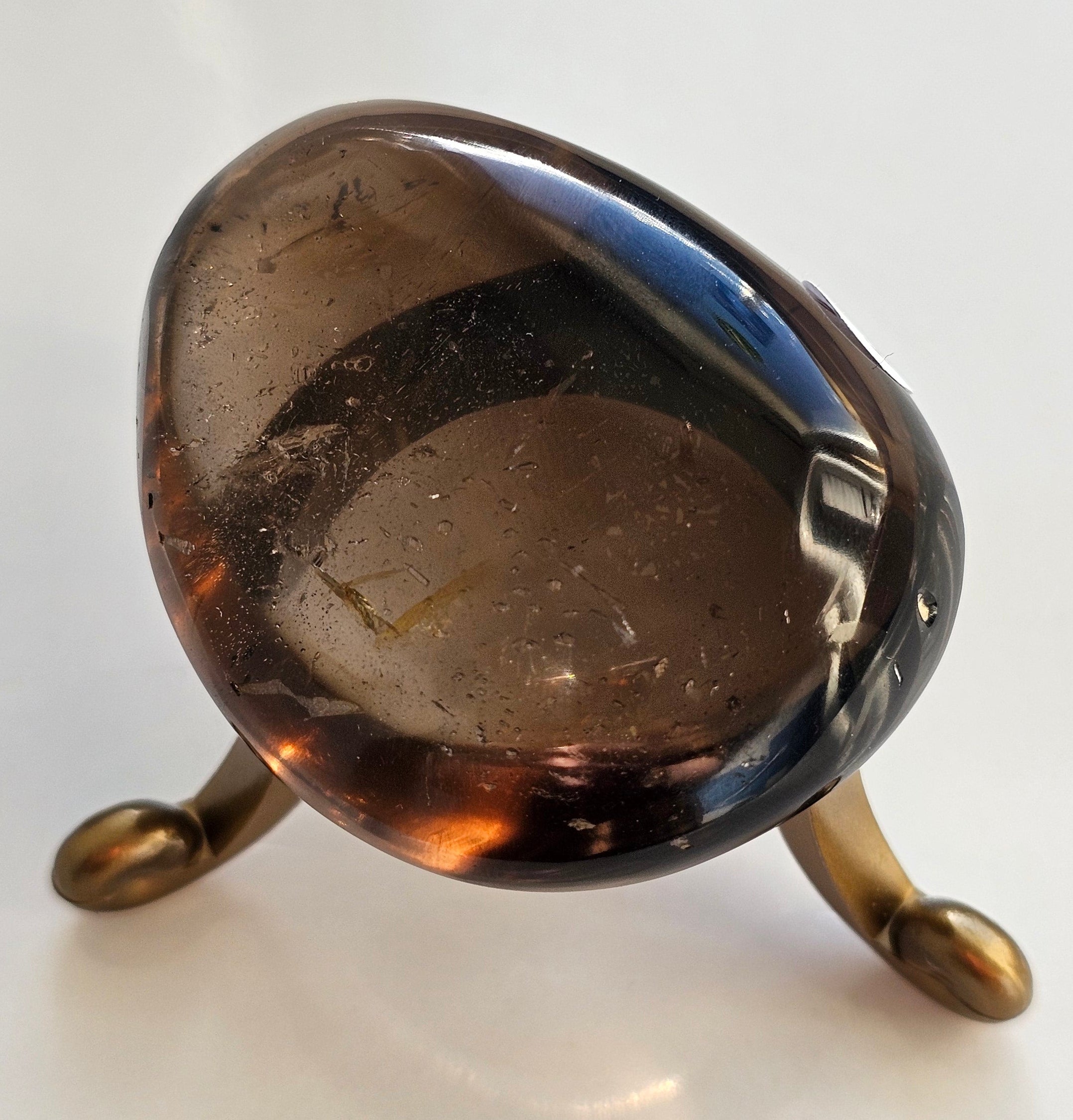 smokey quartz pebble from madagascar