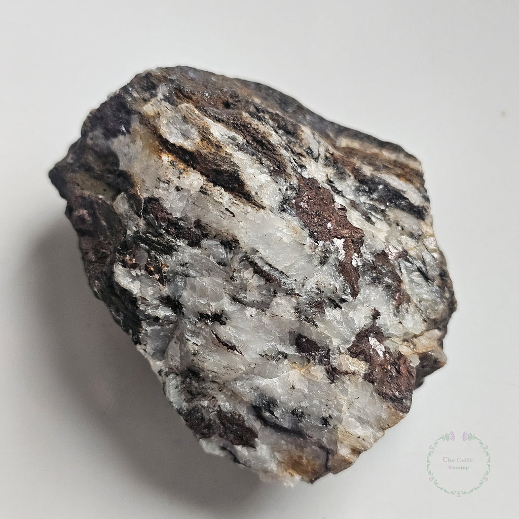 Siderite in Quartz from Betws Garmon Mine, Gwynedd, Wales