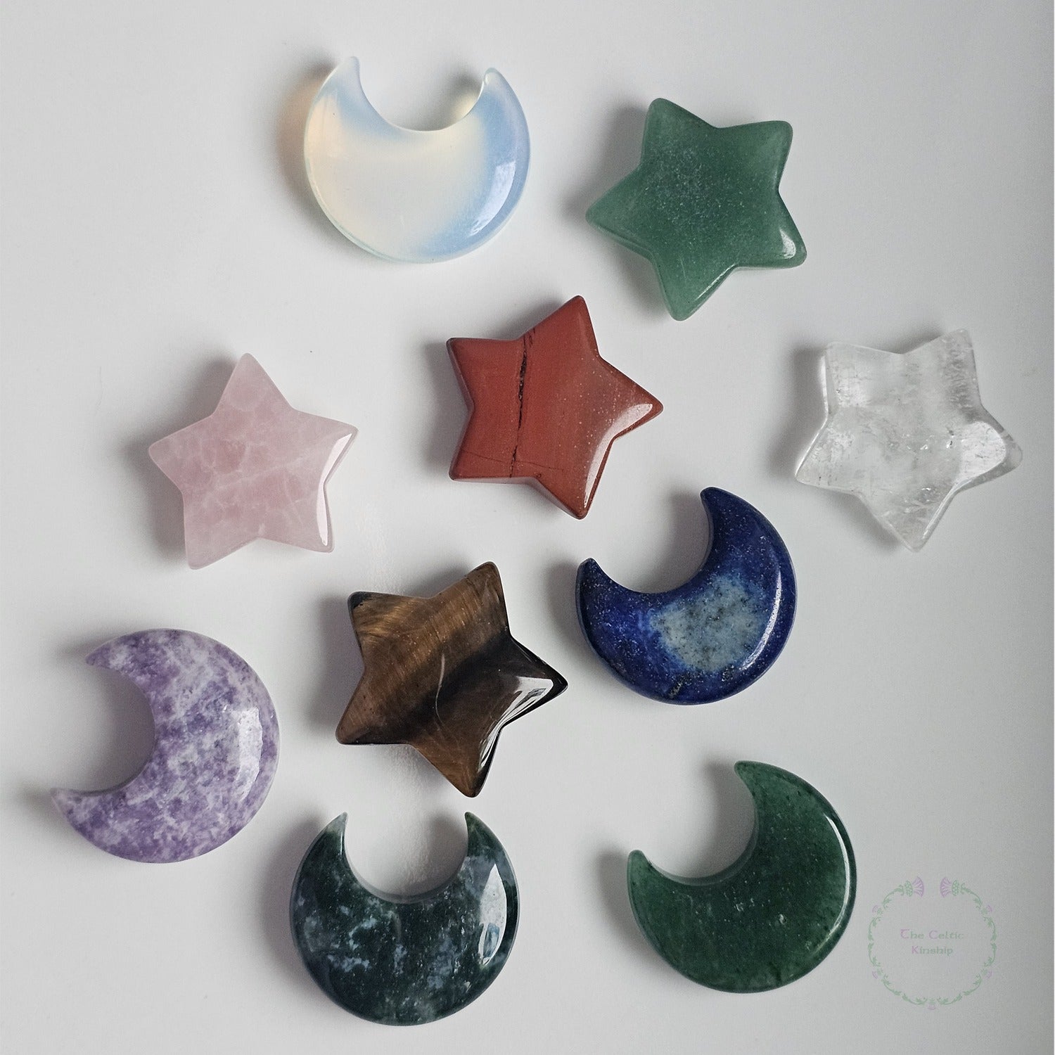 Crystal Moons and Stars