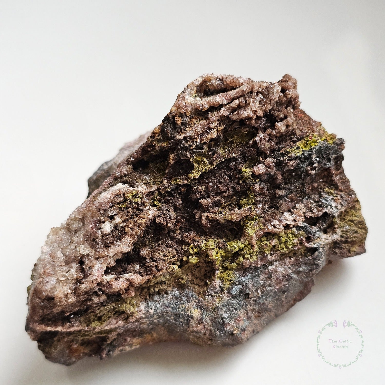 Pyromorphite from Burgam Mine, Shropshire, England