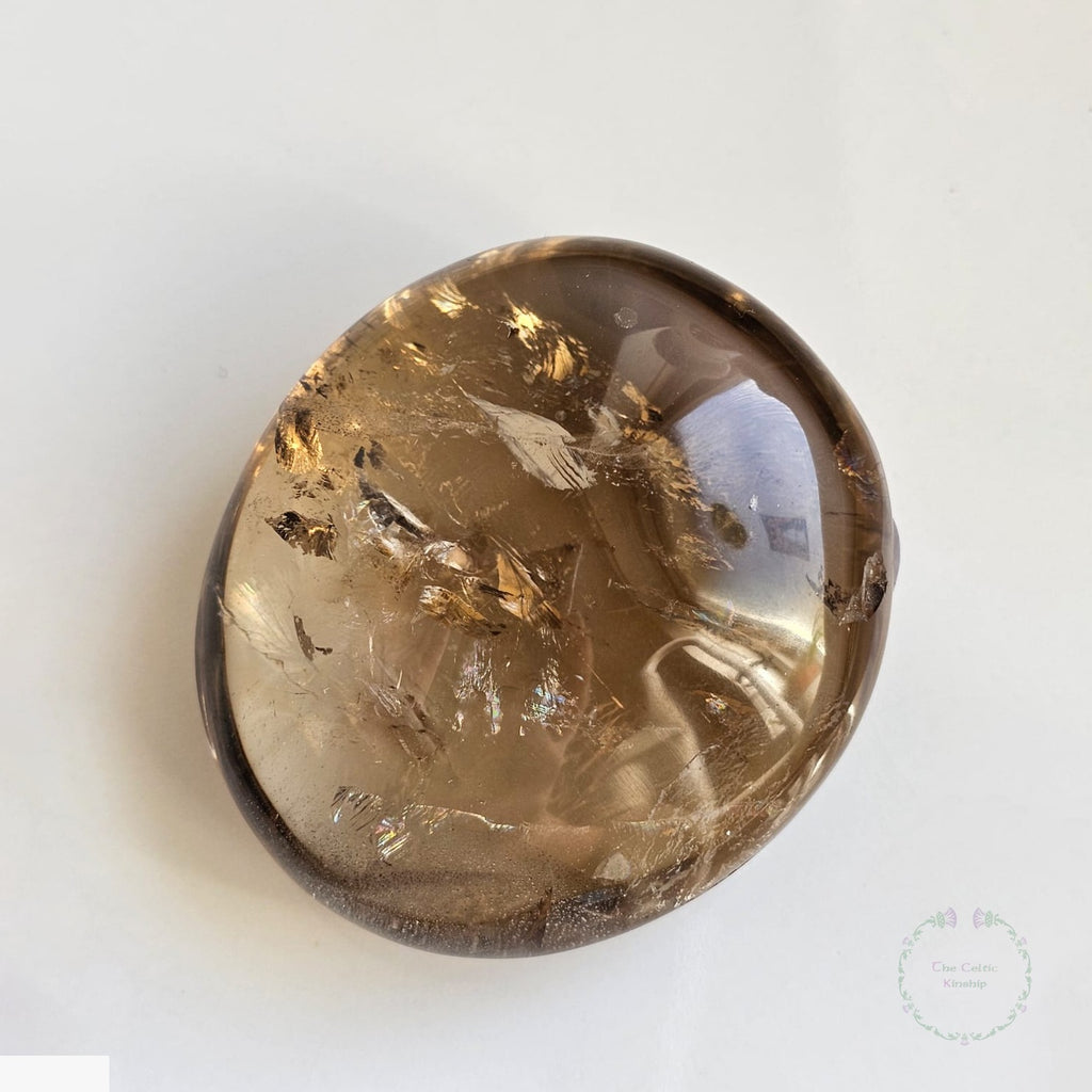 smokey quartz pebble from madagascar