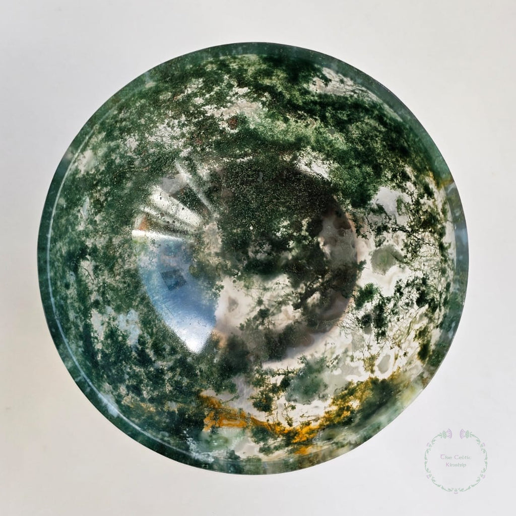 moss agate elixir bowl