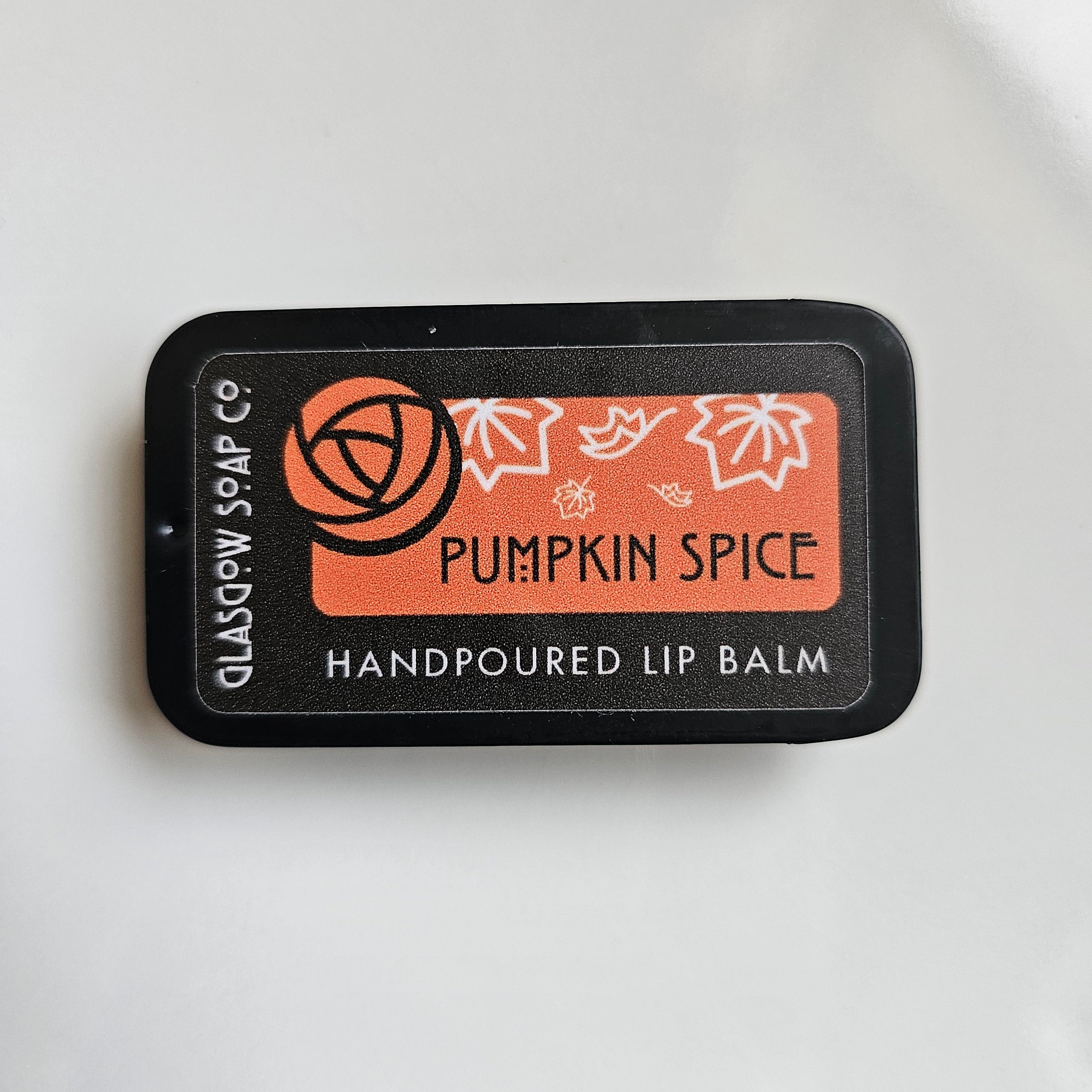 Pumpkin spice Lip balm from the glasgow soap company 