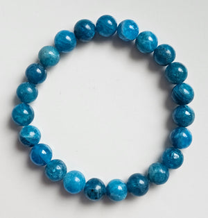 Apatite (blue)