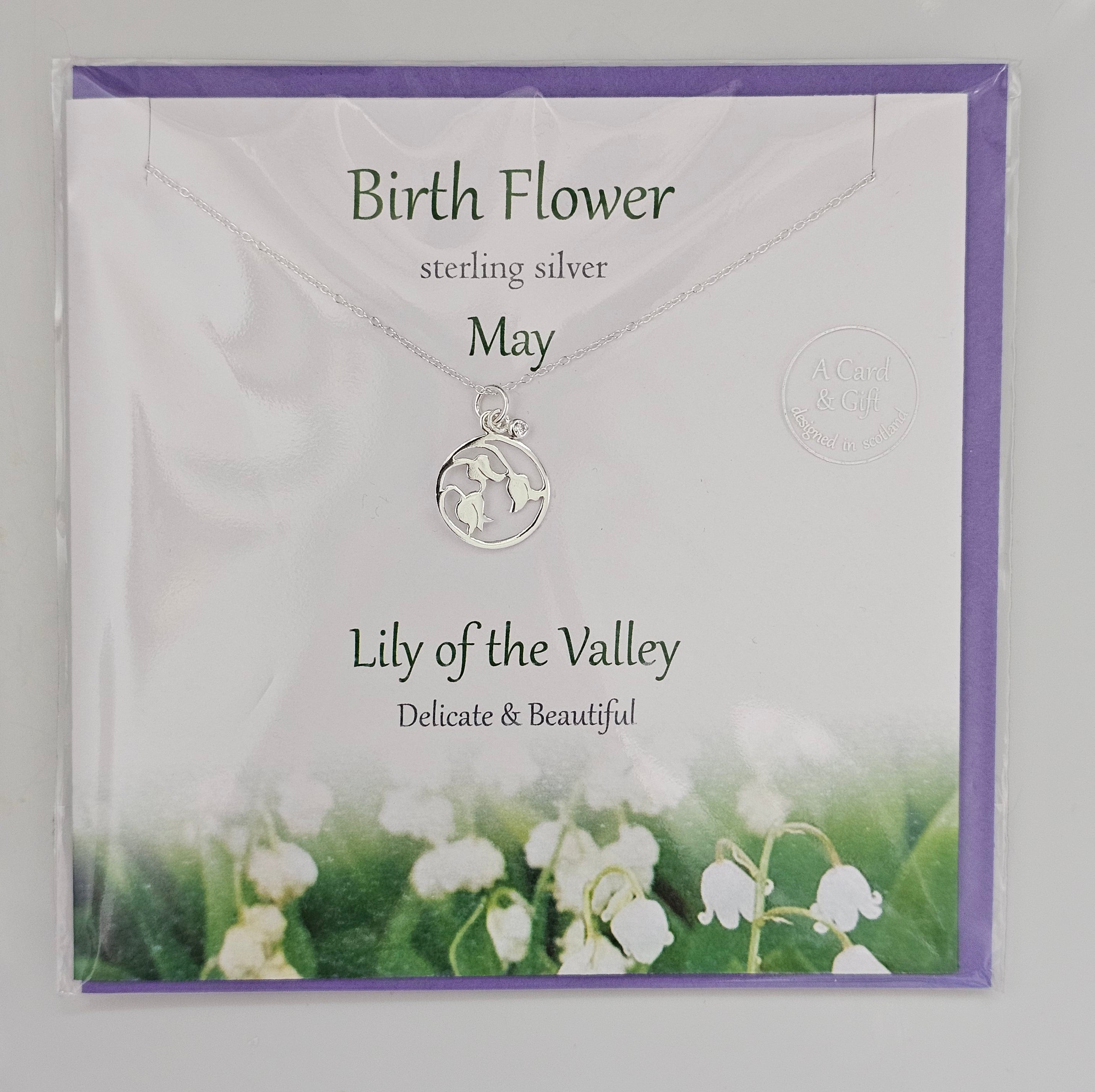 Glenna Studios Birth Flower Necklaces