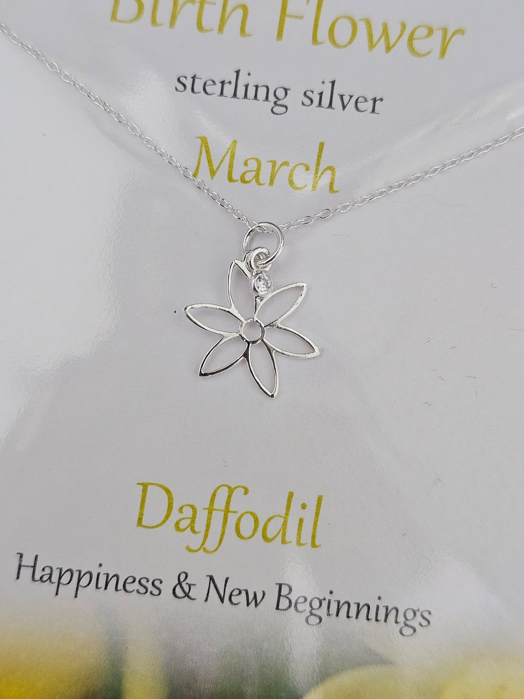 Glenna Studios Birth Flower Necklaces