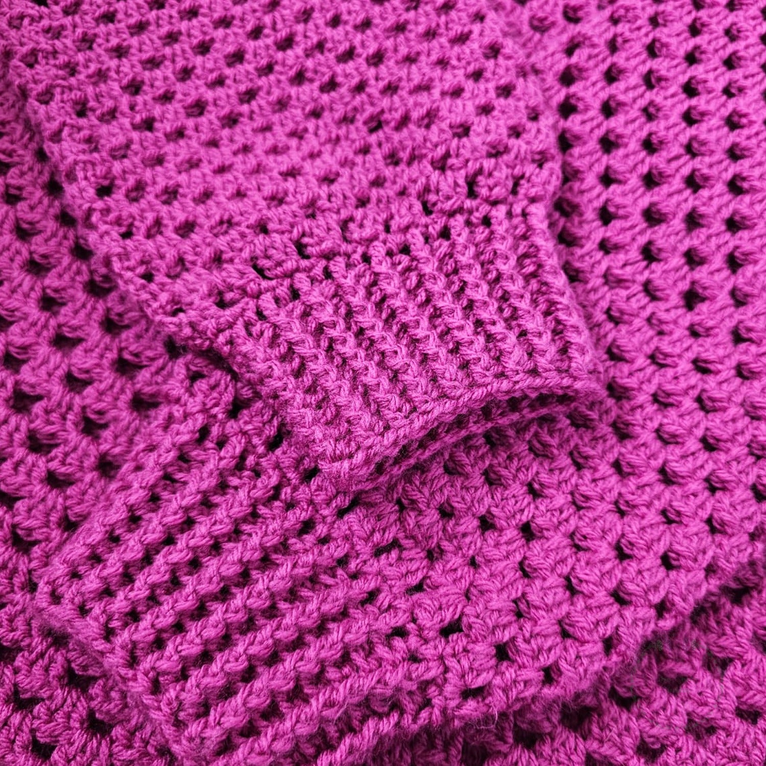 Crochet Jumper (Pink Berry)