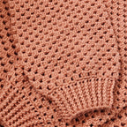Crochet Jumper (Vintage Peach)