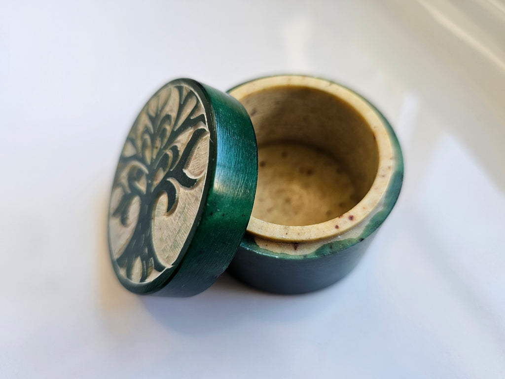 Soapstone Tree of Life Trinket Boxes
