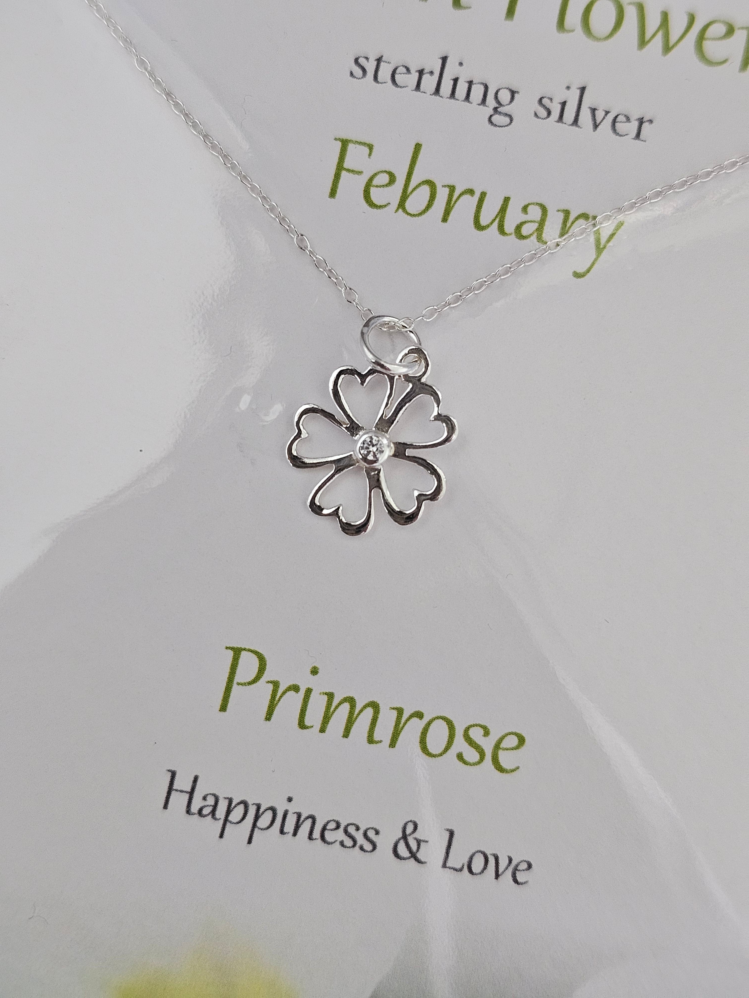 Glenna Studios Birth Flower Necklaces