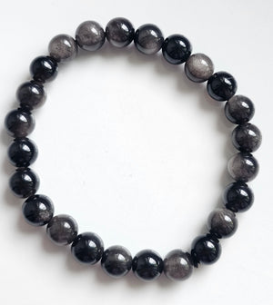 Obsidian (silver sheen)