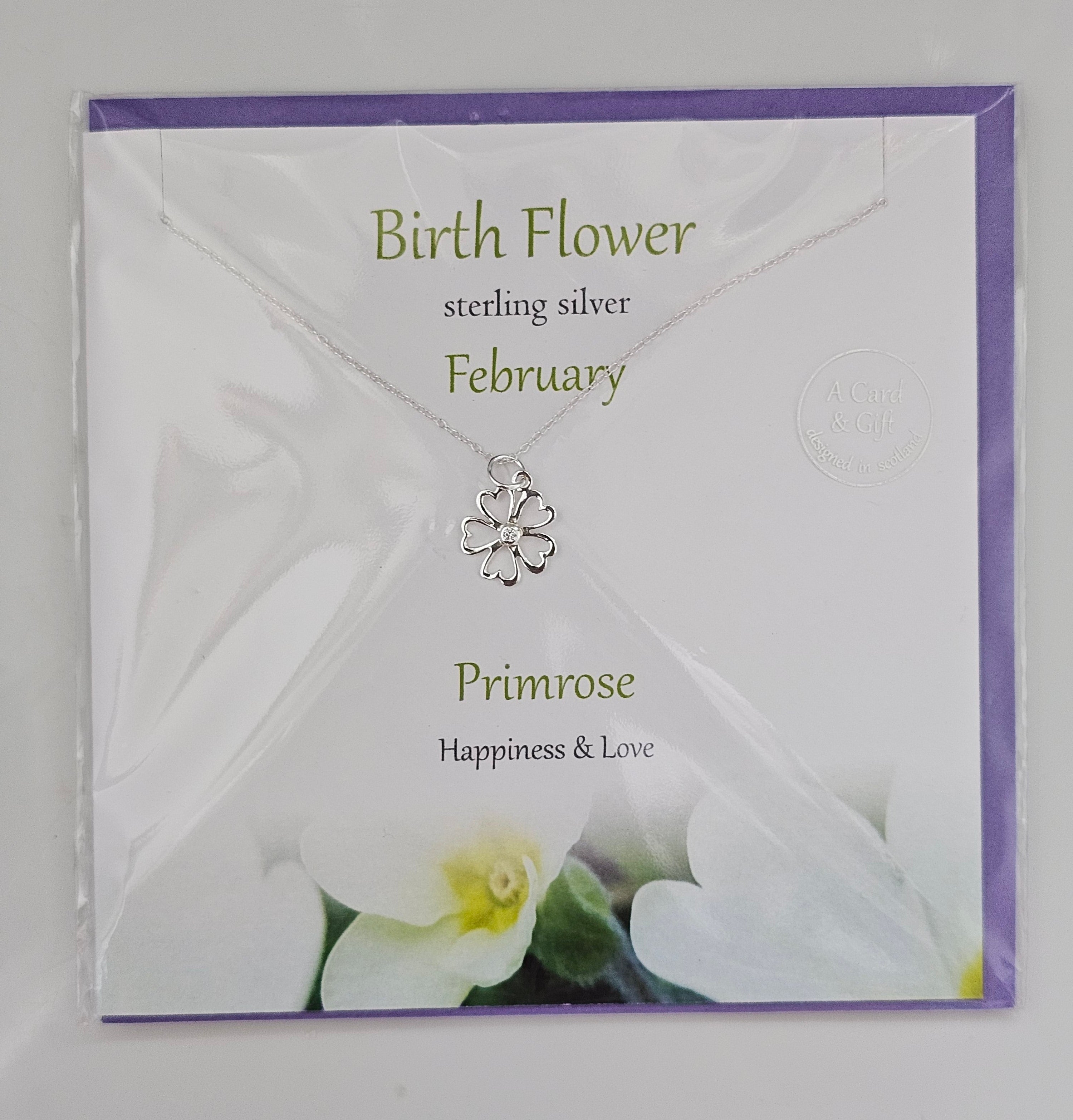 Glenna Studios Birth Flower Necklaces