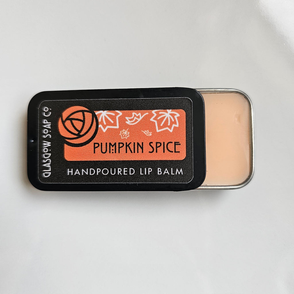 Pumpkin spice Lip balm from the glasgow soap company 