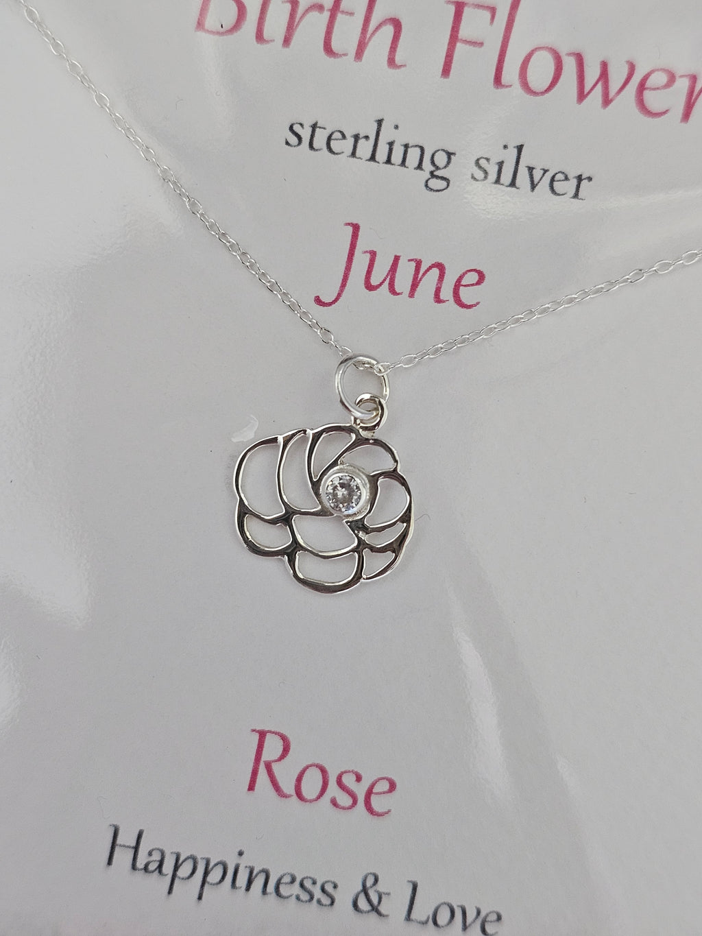 Glenna Studios Birth Flower Necklaces