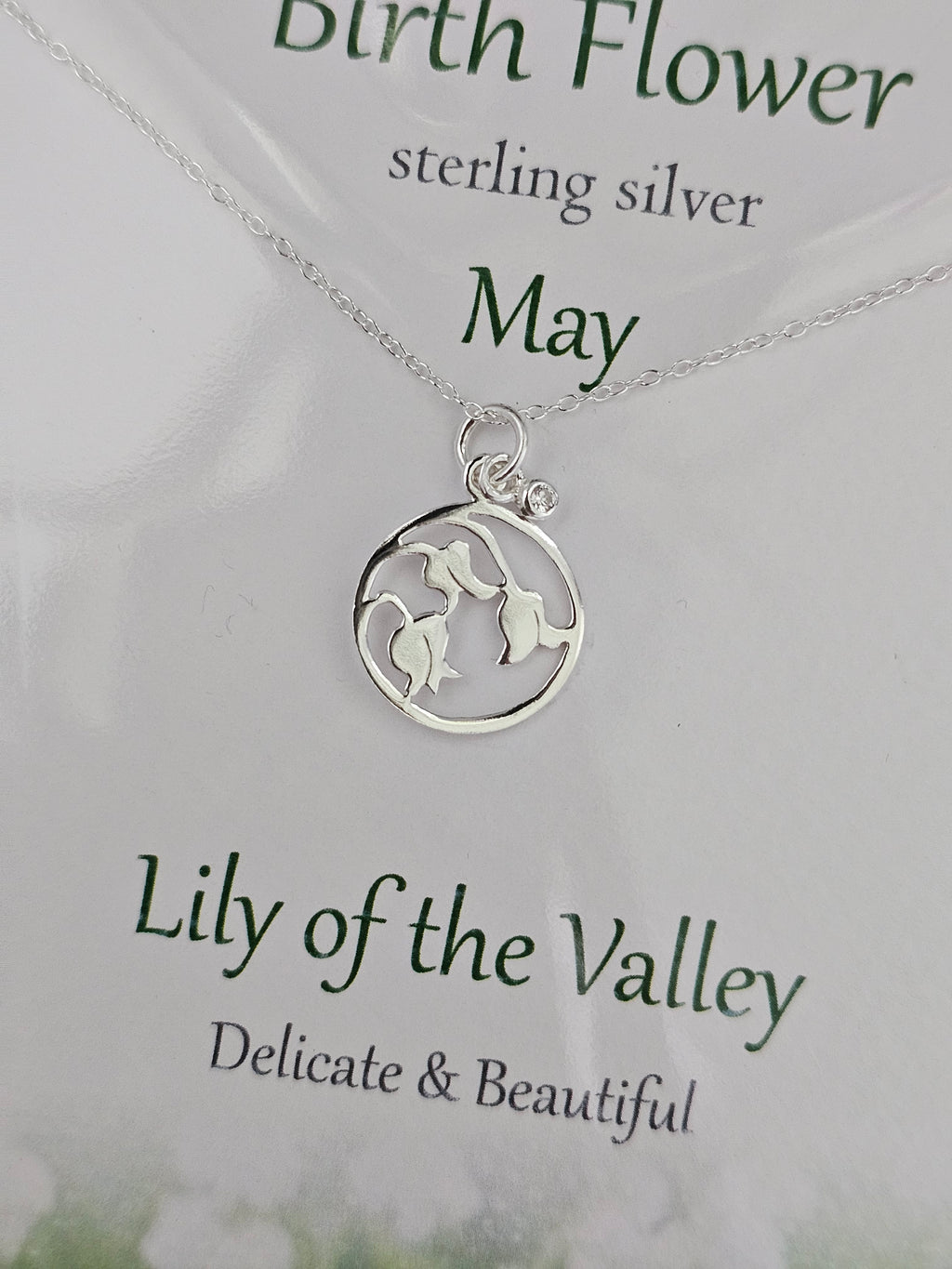Glenna Studios Birth Flower Necklaces
