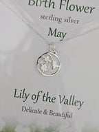 Glenna Studios Birth Flower Necklaces