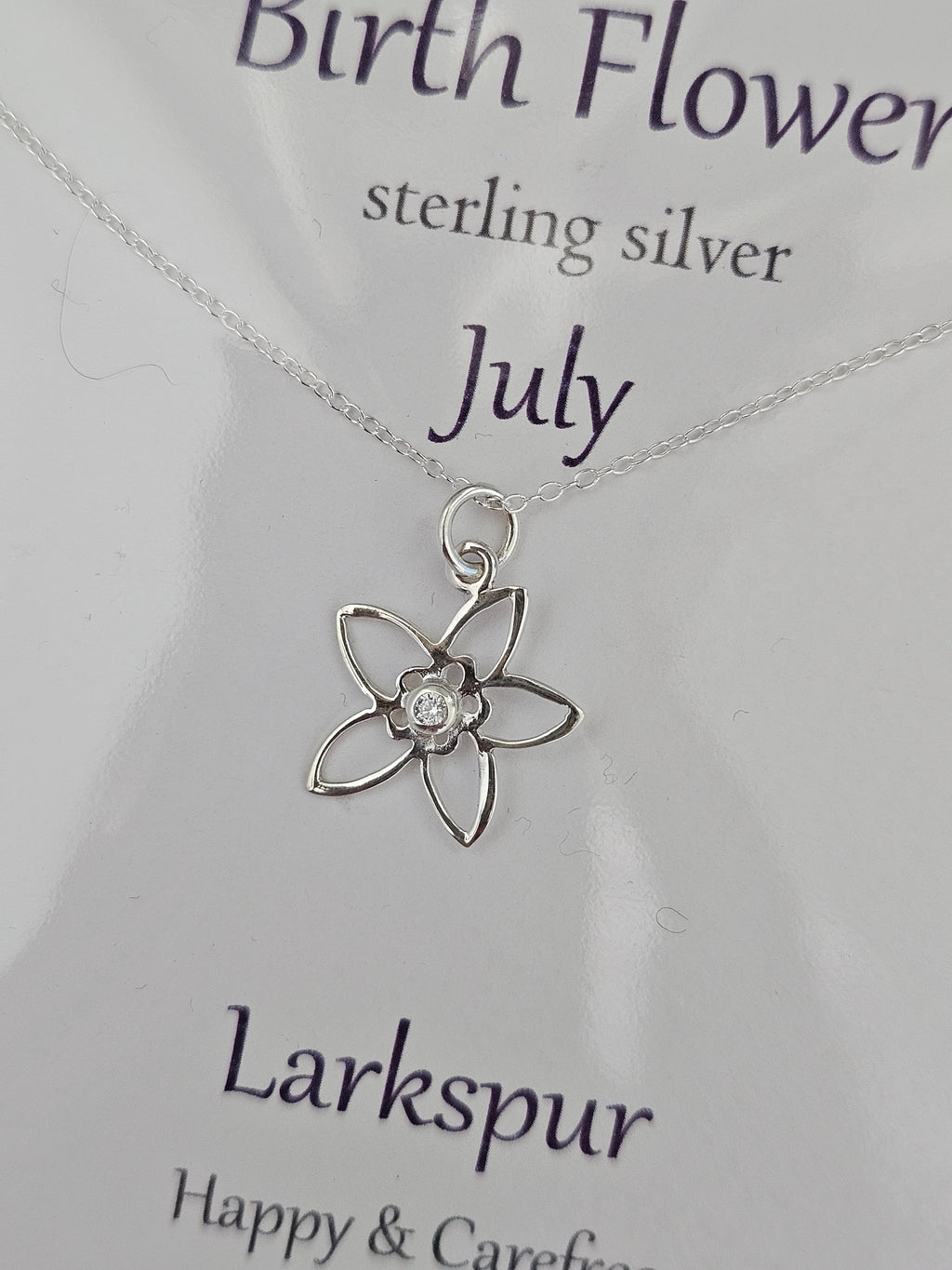 Glenna Studios Birth Flower Necklaces